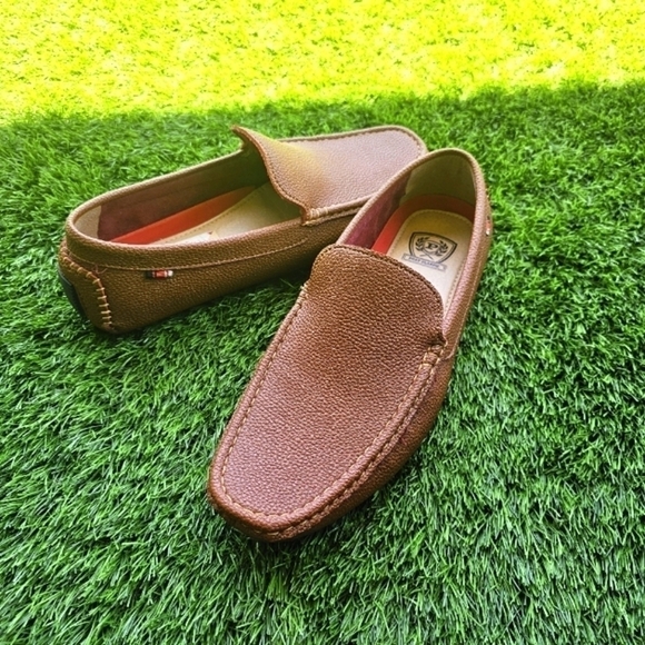 Phat classic mens loafers in pristine condition,  size 9 color brown - Picture 3 of 7